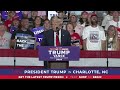 LIVE: President Trump in Charlotte, NC