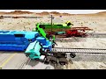 TRANSPORTING PIXAR CARS & FRUITS WITH COLORED & JOHN DEERE vs CLAAS vs TRACTORS - BeamNG.drive