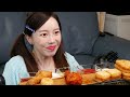 [Mukbang ASMR] Cheese Fondue🧀 Fried Chicken Hotdogs Cheese balls Fried Shrimp Toast Seafood Ssoyoung