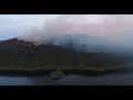 Firefighters tackle gorse fire in Co.Sligo Ireland [viewed by Drone]