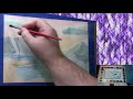 Paint With Me: Pastel Sunset On Pirates Cove - Mix Media Painting