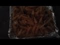 SPRINKLING CHILI POWDER ON FROZEN CRINKLE FRIES (ASMR Attempt) 🍟🔉👂🏻😌