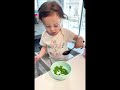 Baby Eating Peas