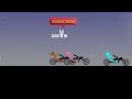 Escape from the Crusher #2 - Survival Motor Bike Race - Stickman Color Race in Algodoo