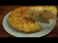 Vegan potato omelette