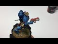 Painting Heavy Battle Damage on Space Marines