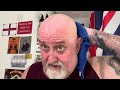 Head Shave With The UKWSS Razor With The Open Comb Base. Frank Shaving Badger Brush. How Did It Go ?