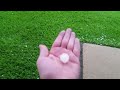 Hail storm west Houston