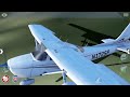 Cessna 172 flight in a valley! (X-Plane)