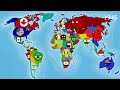 History of the World Countryballs