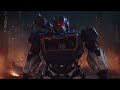 I put Clone Wars music over the Transformers Cybertron scene