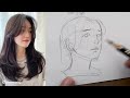 How to draw faces from different angles ✍✍ (Drawing Practice)