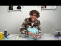 How to Cover a Cake in FONDANT | Super Easy & Sharp Edges