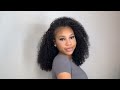 HOW TO: kinky Curly V-Part Wig Flip Over ft. CurlyMe Hair