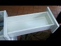 How to install undermount drawer glides and drawer