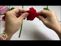 How to make a Rose flower ! #hms2
