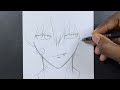 Anime vampire | how to draw anime boy vampire step-by-step