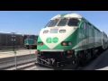 Go Transit & VIA Rail Trains in Oshawa Ontario (5/31/16)