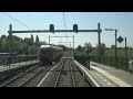 Cab ride train; Dordrecht-Geldermalsen (20230606, backwards)