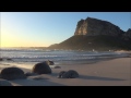 1 hour relaxation video - gentle ocean waves washing onto beautiful secluded beach - HD 1080P