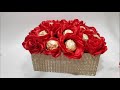 How to make DIY Chocolate bouquet at home| Easy & simple| Ferrero Rocher chocolate bouquet