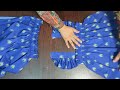 How to cut and stitch baby girl frock with strips || Easy baby girl frock cutting and stitching