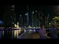 DUBAI MARINA Walking Tour at Night 🇦🇪 [4K]