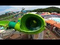 All waterslides at Soaky Mountain waterpark - Sevierville Tennessee (GoPro POV)