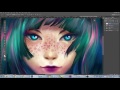 SAI & Photoshop Speedpaint - Sakura Freckles