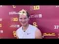 USC quarterback Miller Moss discusses the Trojans' first day of fall pads