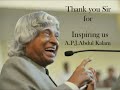 A.P.J.Abdul kalam Inspirational lesson for lifetime- How to manage failure and success