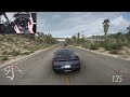 Ford Mustang Dark Horse - Forza Horizon 5 | Steering Wheel Gameplay