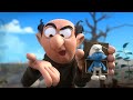 Gargamel cai em uma armadilha que ele mesmo preparou | Os Smurfs