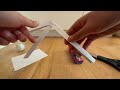 How To Make A Paper Butterfly Knife (SUPER EASY!)