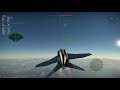 War Thunder | AIM-7 Sparrow 24 km kill