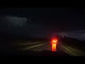 Close Nocturnal Tornado Uncut Storm Chase | Winchester Indiana 3/14/24