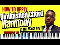 How To Apply Diminished Chord Harmony In The Major Key | Onyemachi Chuku