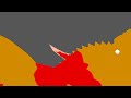 Triceratops Vs Giganotosaurus - Dino cartoon battles