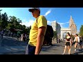 Washington Square Park Fountain and Live Band Vlog 4K | NYC