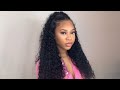 HOW TO: *New* Pre Braided Water Wave Frontal Wig Install ft. Yolissa Hair