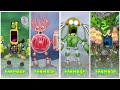ALL Wubbox My Singing Monsters vs ALL Clubbox wubbox - Redesign Comparisons ~ MSM