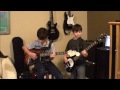 Ethan and Brendan - Seven Nation Army - Guitar and Bass Cover