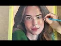 Portrait painting in oils | time-lapse