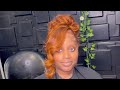 Full Lace wig updo ft. Adore French Conac