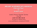 Melody in search of a musical - new flute music for recitals