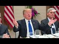 President Trump has Dinner with European Business Leaders