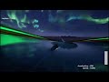 UE4 - Aurora Borealis speed test | Sci Fi racer.