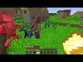 Mikey and JJ MOB BUNKERS vs LAVA TSUNAMI in Minecraft (Maizen)