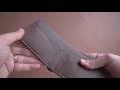 Making a Leather Bifold Wallet with PDF Pattern