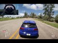 VOLKSWAGEN GOLF  R | Forza Horizon 5 | Steering Wheel Gameplay